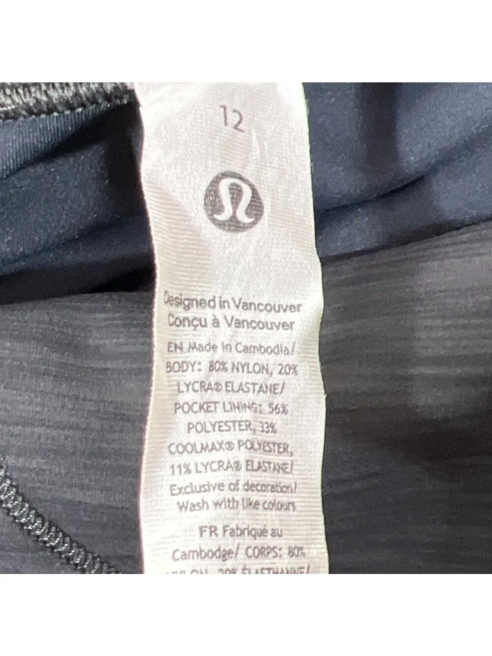 LULULEMON Wunder Train High-Rise Tight Heathered Graphite Grey Sz 12 W5CQPS NWOT